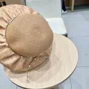 WIDE BRIM HAT IN BROWN STRAW 673032