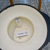STRAW CLOCHE HAT WHITE 672755