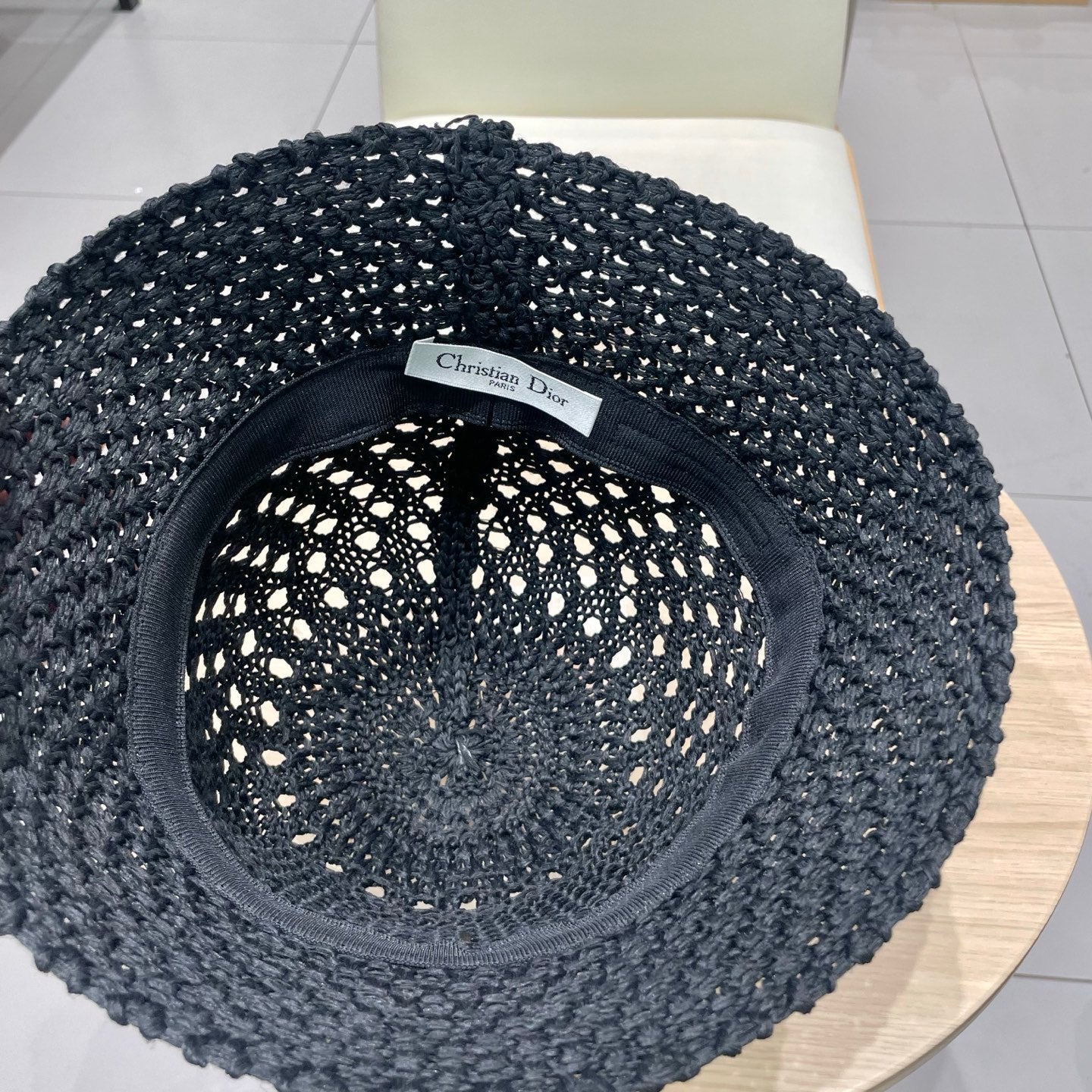 DIOR 26S DIOR STRAW BUCKET HAT STYLE 80