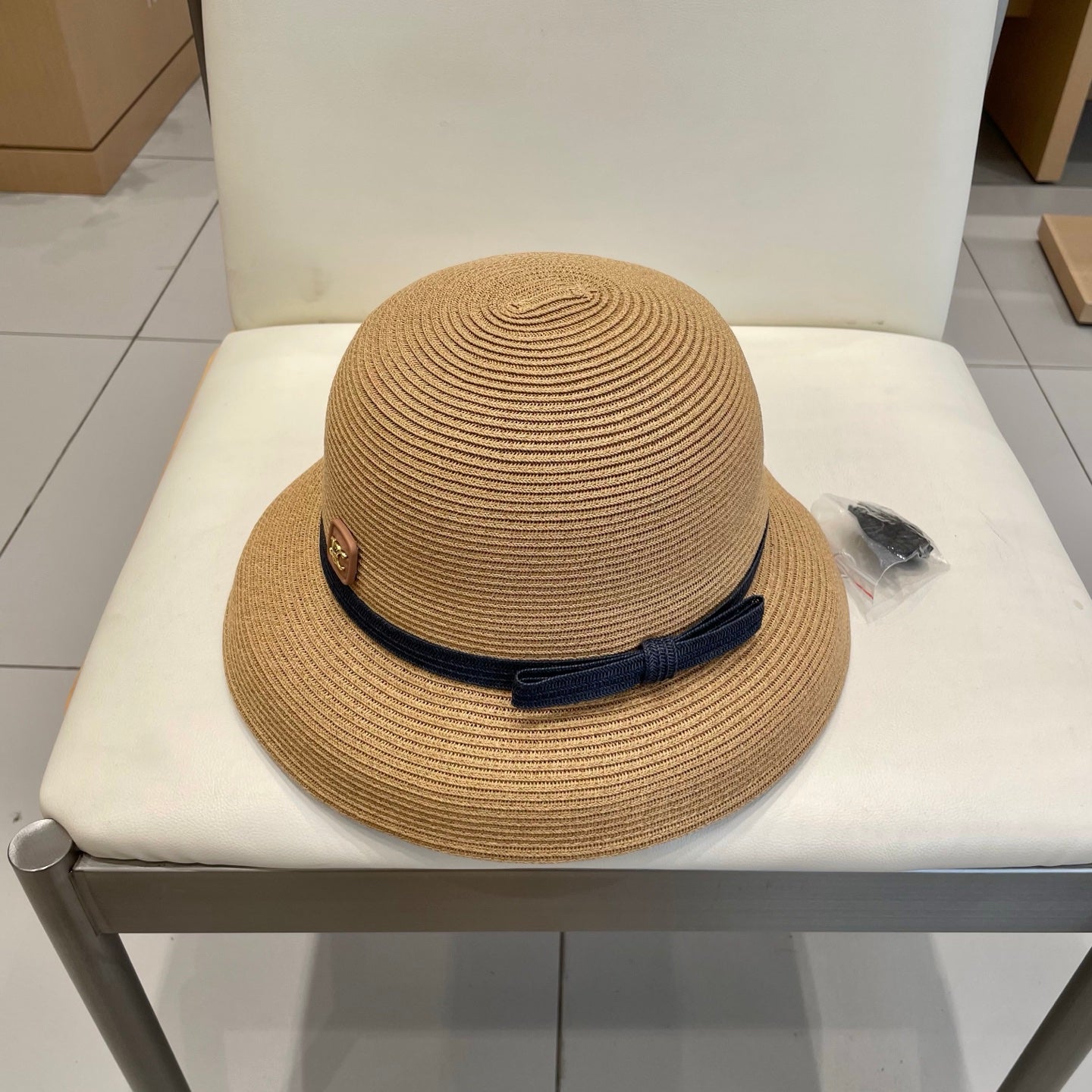 BUKET HAT MODEL 650562 IN LIGHT BROWN SPRAY FABRIC