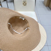 WIDE BRIM HAT MODEL 652183 IN NATURAL WOVEN STRAW