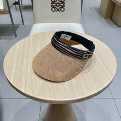 VISOR HAT MODEL 652214 IN NATURAL WOVEN STRAW