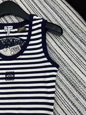 SLEEVELESS TOP WITH RAISED EMBROIDERY AND CREW NECK 267982