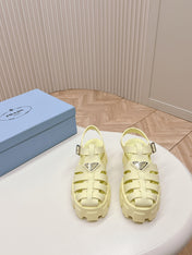 Pra Rubber Monolith Sandals 55 Vanilla