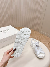 Pra Interwoven Straps Sandals 30 White