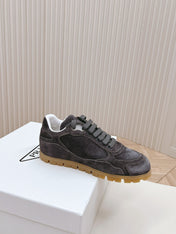 PRA FADED SUEDE SNEAKERS CHARCOAL