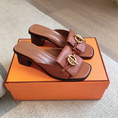 ILOT 45 SANDAL CARAMEL CALFSKIN
