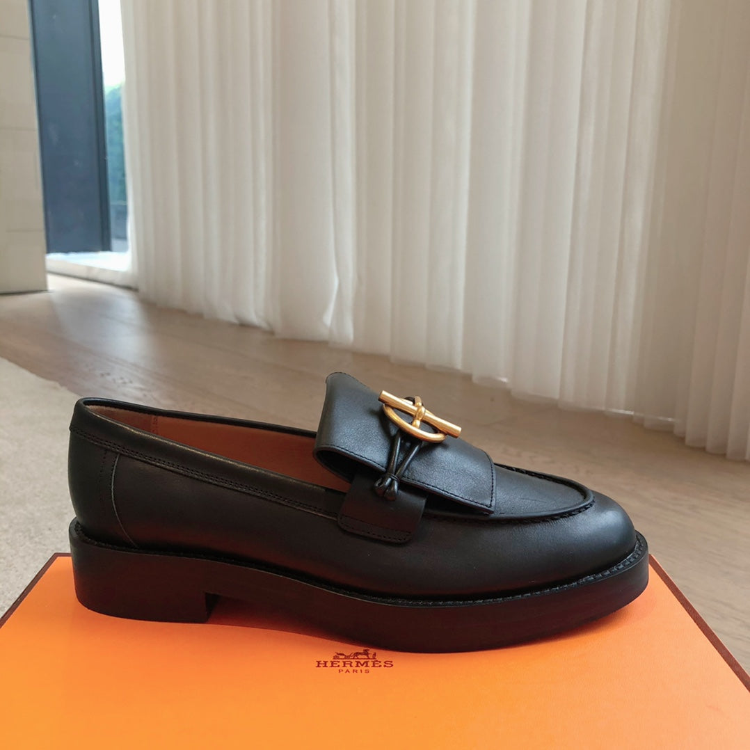 IMPACT LOAFER 25 BLACK CALFSKIN