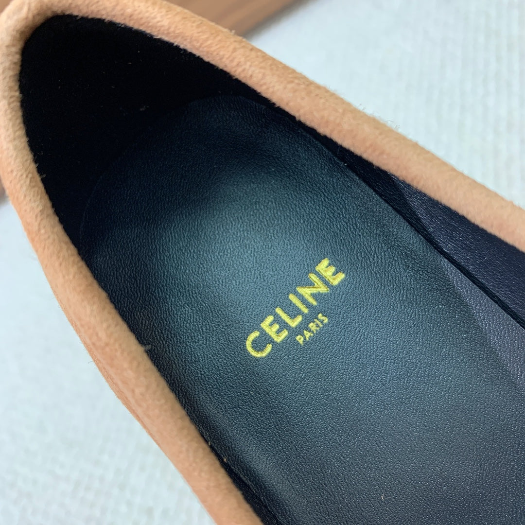 LUCO LOAFER WITH FRINGES IN COPPER BROWN SUEDE