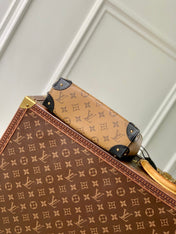 NOÉ TRUNK 23 IN BROWN MONOGRAM REVERSE CANVAS GOLD HARDWARE