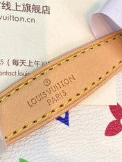 NICE NANO 14 IN MULTICOLOR MONOGRAM CANVAS GOLD ZIPPER