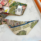 HERMES 25S NECKERCHIEF 86 IN SILK 989360