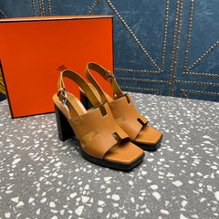 ERIS SANDAL 95 CARAMEL LAMBSKIN