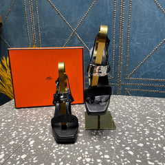 ILONA SANDAL 95 BLACK SUEDE