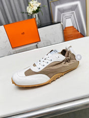 SKATEBOARD SHOES BROWN MIX WHITE SUEDE