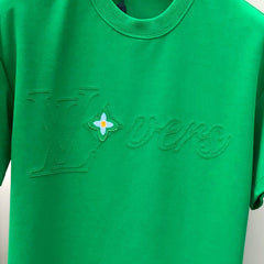 LV EMERALD GREEN COTTON T-SHIRT 239465