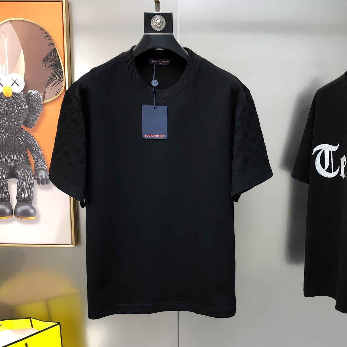 LV BLACK COTTON T-SHIRT 239470