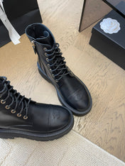 ANKLE BOOTS IN BLACK CALFSKIN 963004