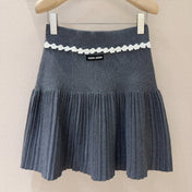 MIUMIU 26S PLEATED KNIT SKIRT 950