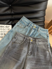 Loewe 25 Embroidered Straight Jeans Denim Cotton