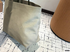 LARGE TOTE BAG 38 IN ECRU BEIGE RE-NYLON
