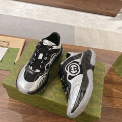GG RIPPLE SNEAKER BLACK Silver