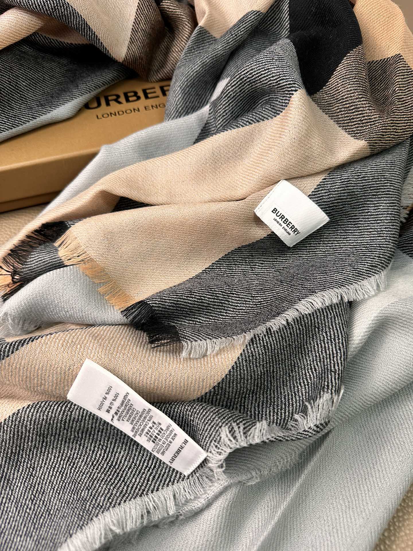 BBR SCARF 200 CM IN CASHMERE 474278