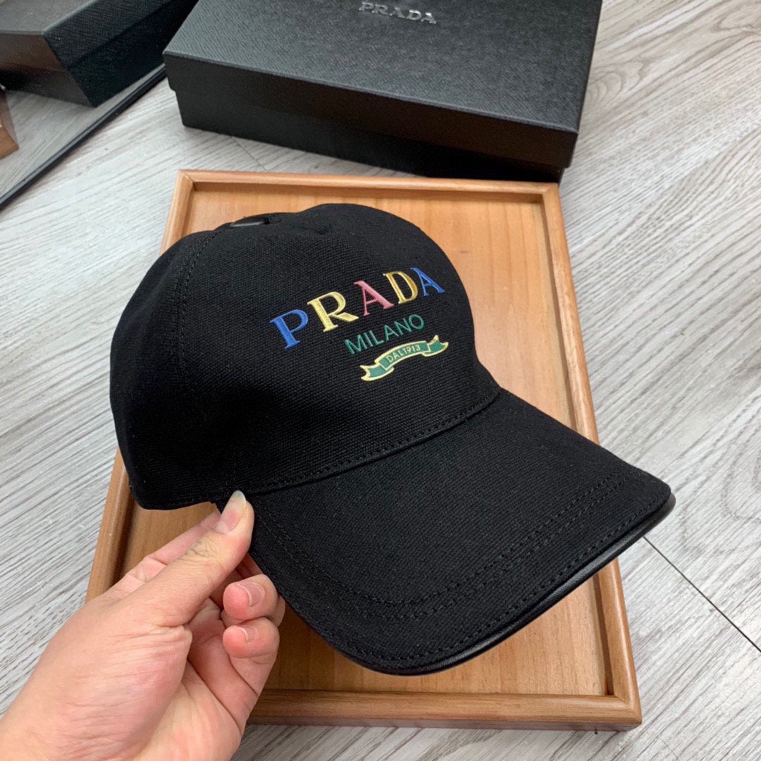 BASEBALL HAT IN BLACK FABRIC 269983