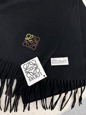 SCARF 180 CM IN BLACK CASHMERE 353157
