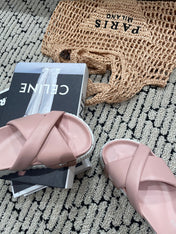 INFRA SANDAL LIGHT PINK CALFSKIN