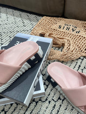 INFRA SANDAL LIGHT PINK CALFSKIN