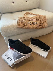 BOUNCING SNEAKERS BLACK CALFSKIN