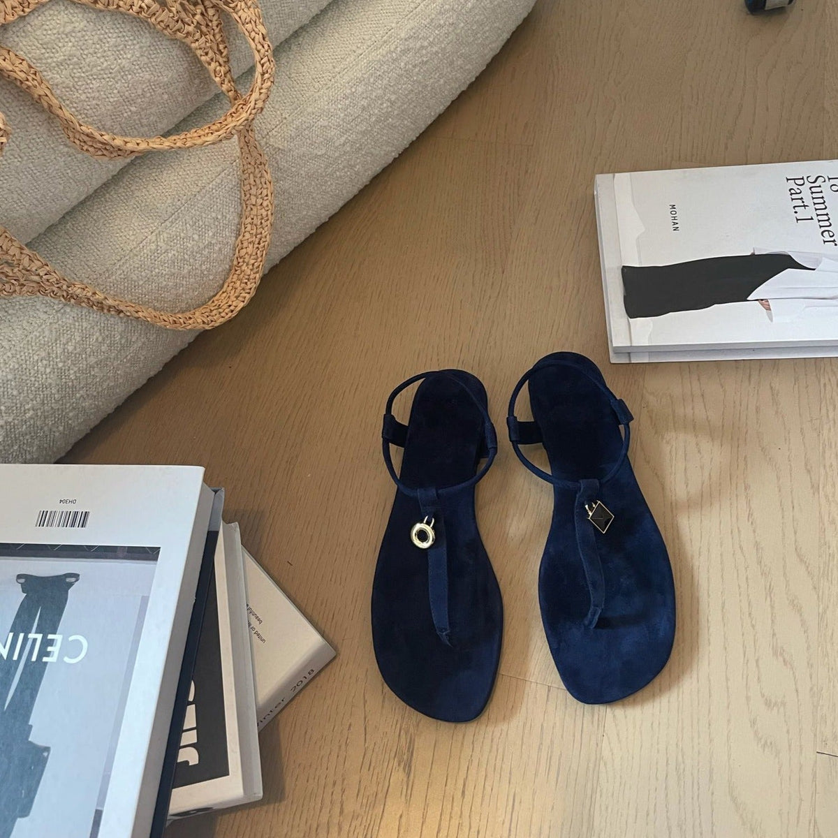 LP MINDIL SANDAL NAVY SUEDE