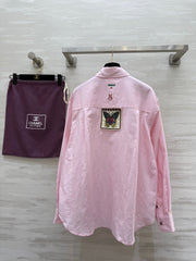 CC Casual Shirt Pink Linen