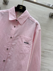 CC Casual Shirt Pink Linen