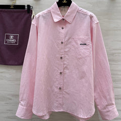 CC Casual Shirt Pink Linen