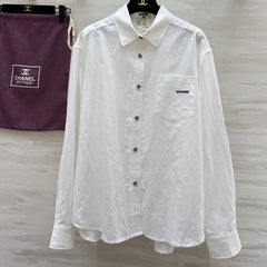 CC Casual Shirt White Linen