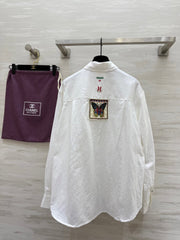 CC Casual Shirt White Linen