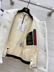 MONCLER 25S VELVET FUR JACKET 306106