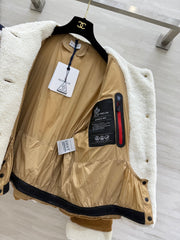 MONCLER 25S VELVET FUR JACKET 306104