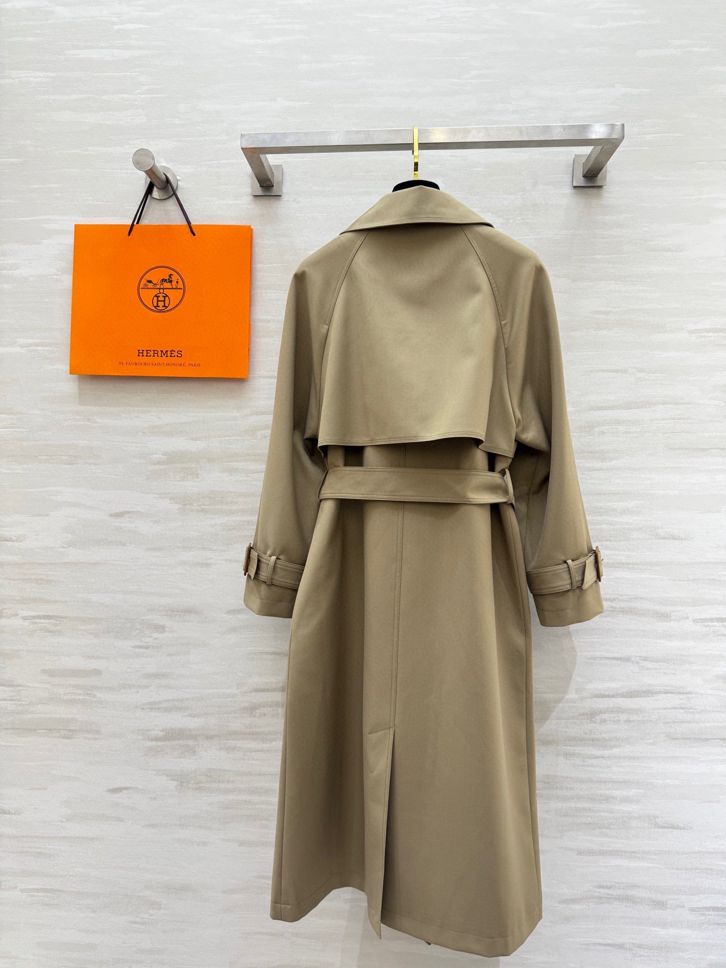 HERMES 25S LONG WINDBREAKER 527284