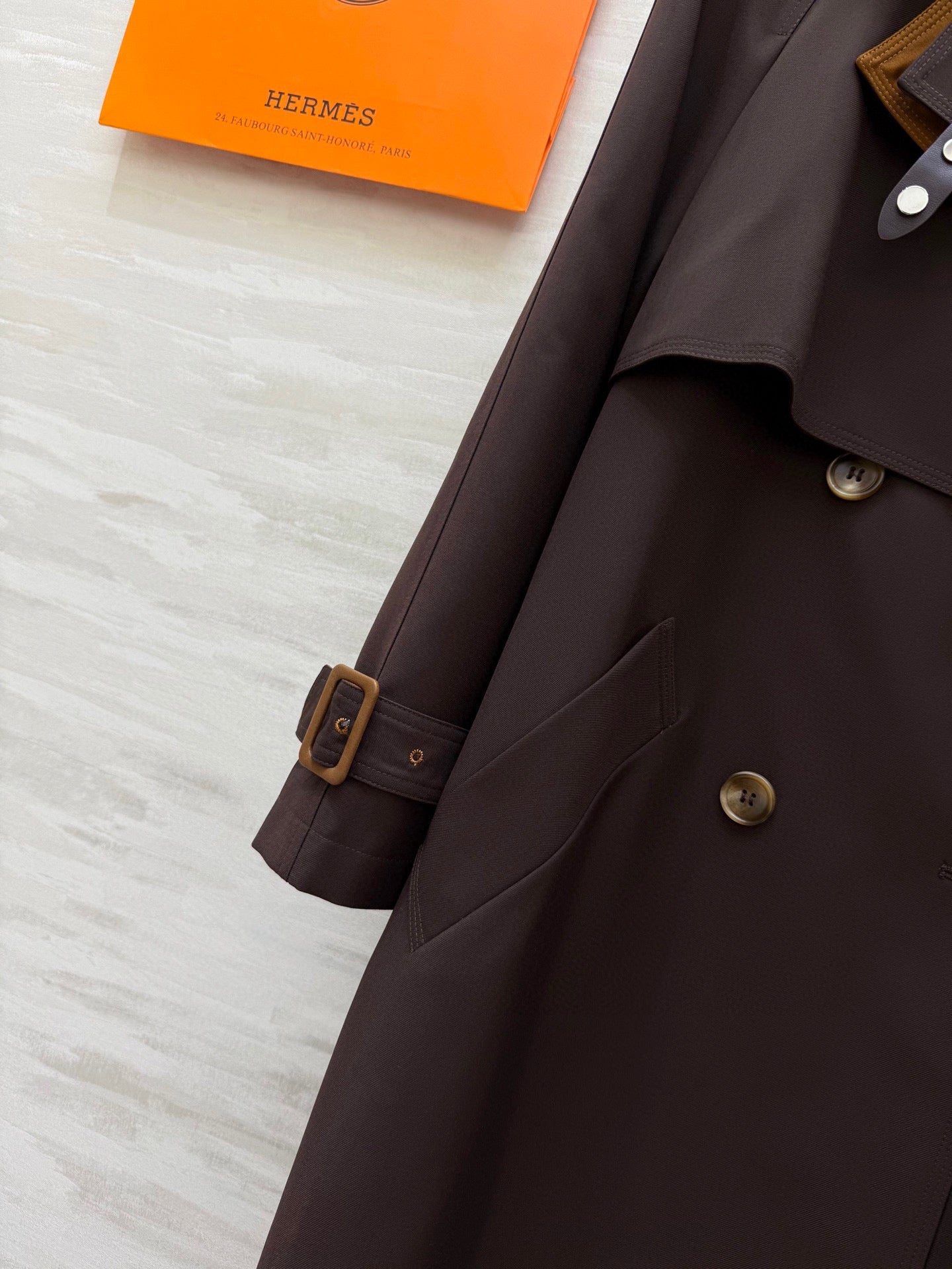 HERMES 25S LONG WINDBREAKER 527670