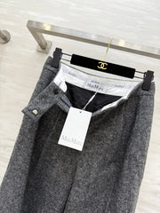 MAX MARA 25S WIDE-LEG KNIT PANTS 665256