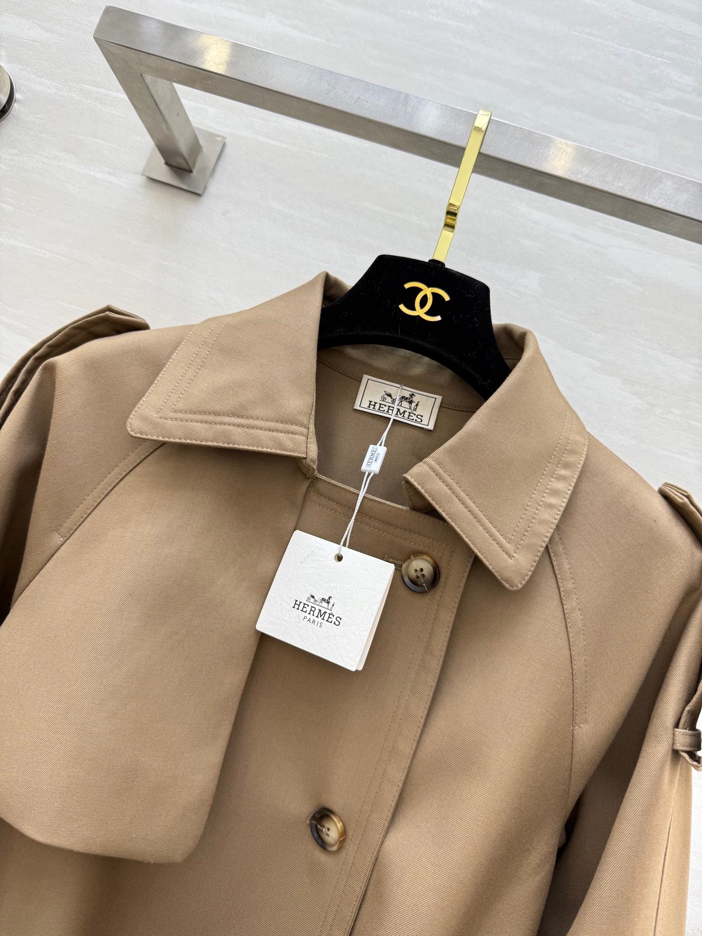 HERMES 25S LONG COAT 386