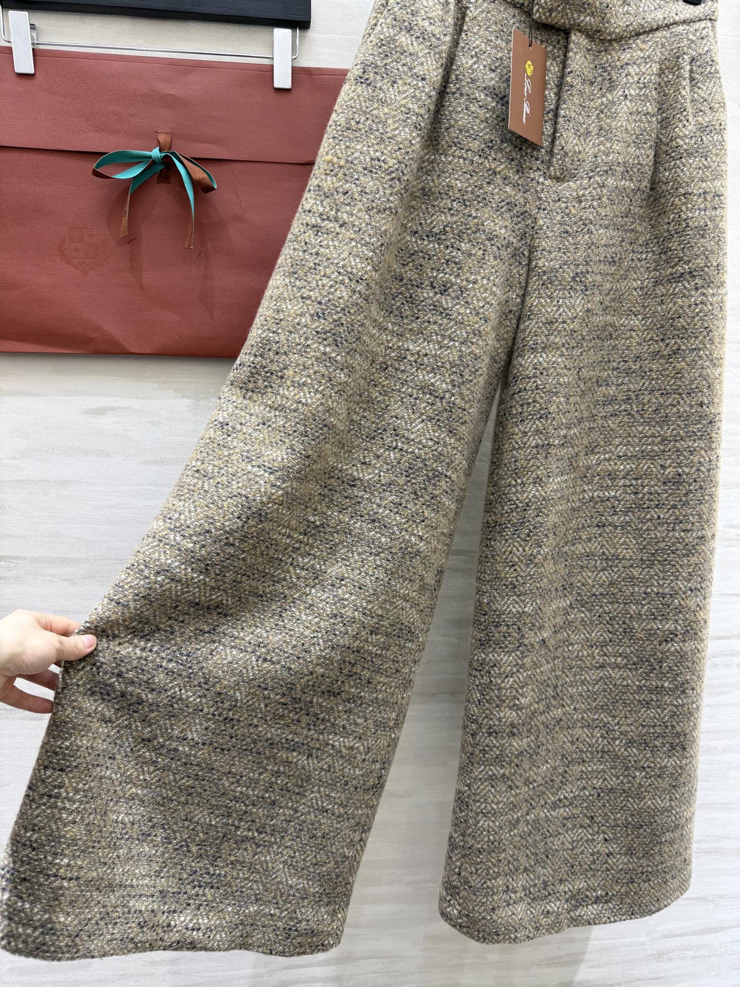 LP 26S WIDE-LEG WOOL PANTS 578