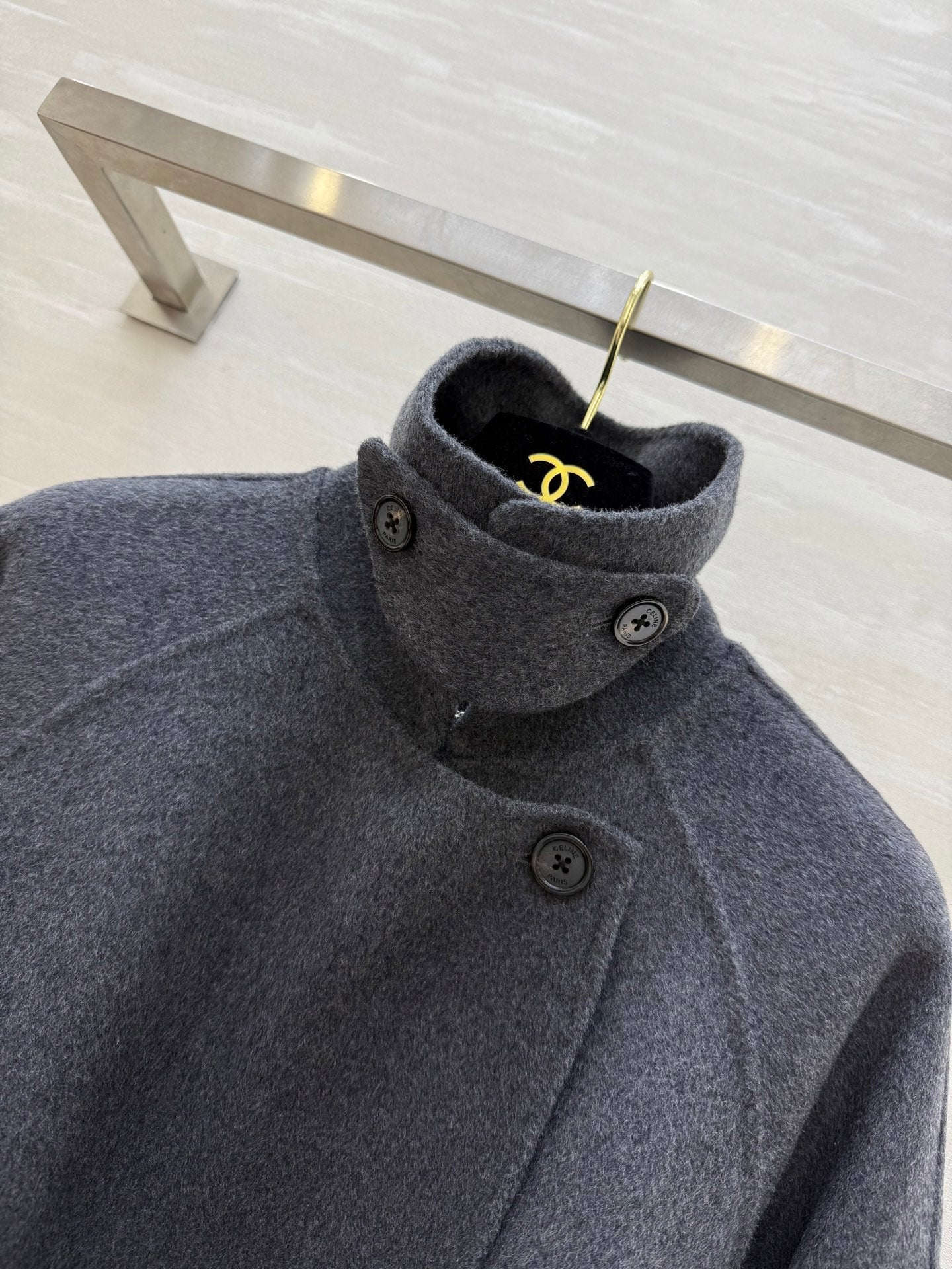 CELINE 26S LONG WOOL COAT 784308