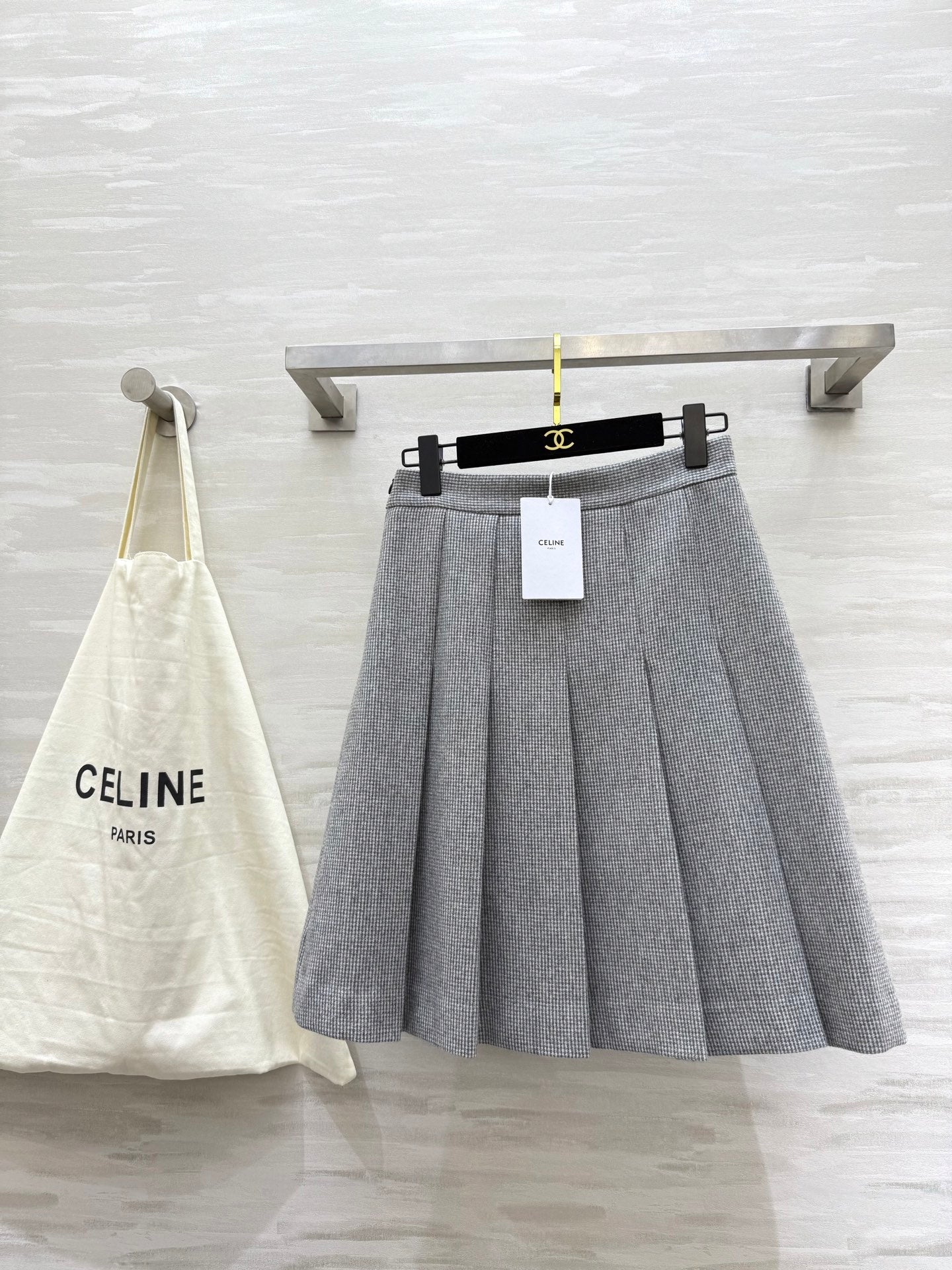CELINE 26S BLAZER SKIRT SET 784331