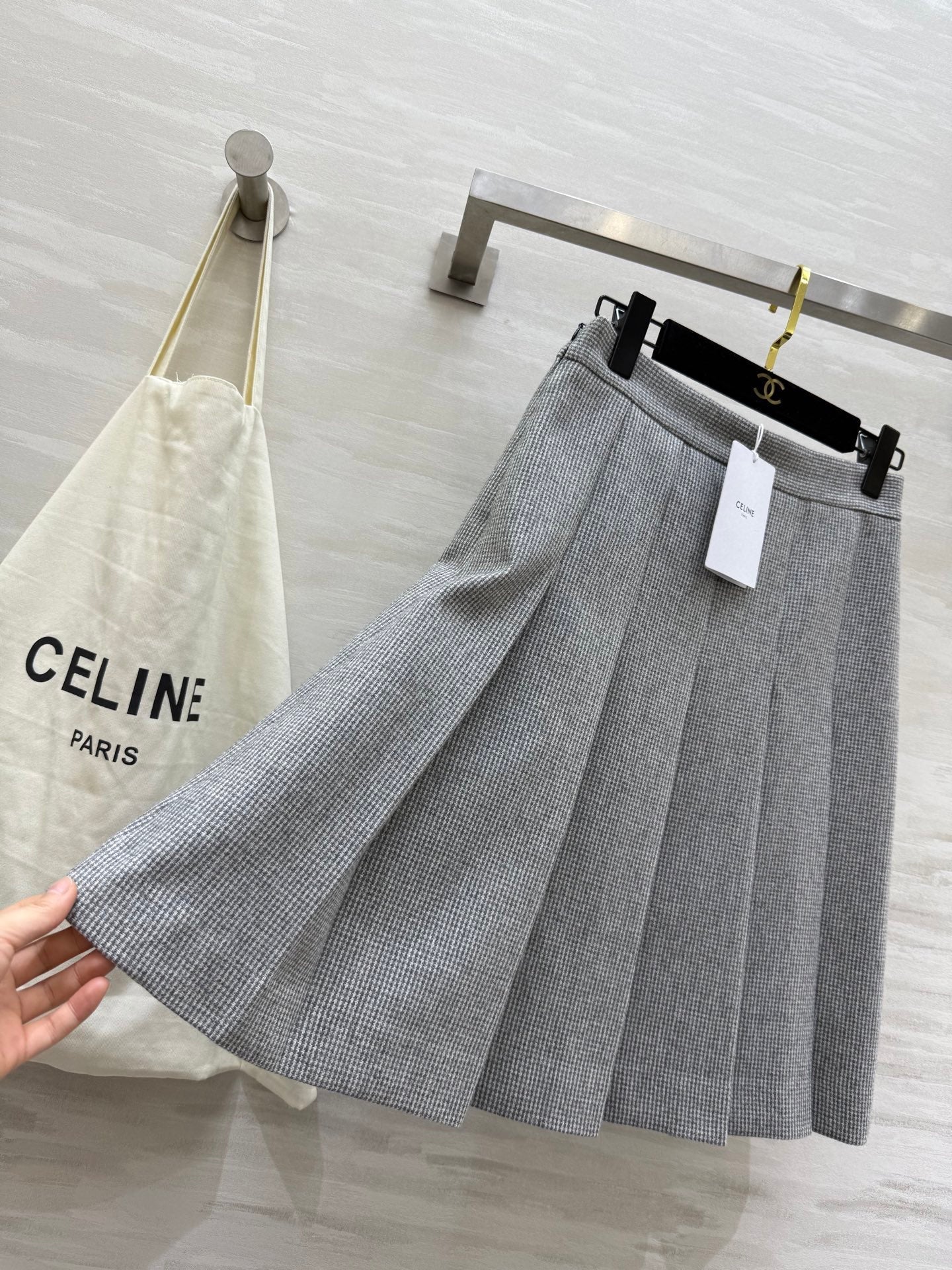 CELINE 26S BLAZER SKIRT SET 784331