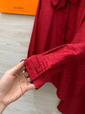 HERMES 26S SHIRT AND WIDE LEG PANTS SET 591