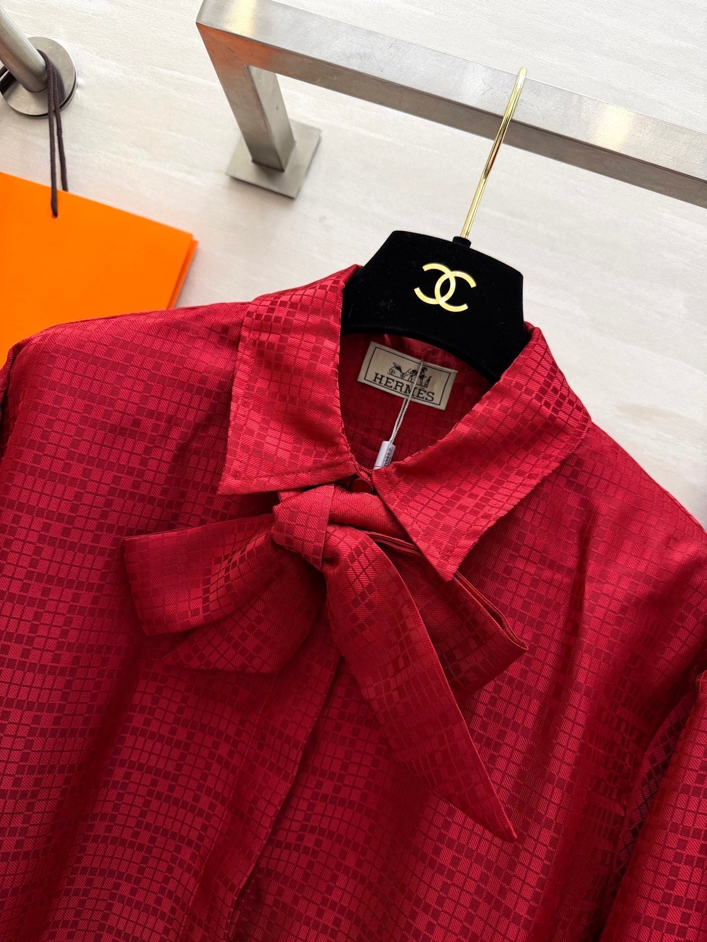 HERMES 26S SHIRT AND WIDE LEG PANTS SET 591